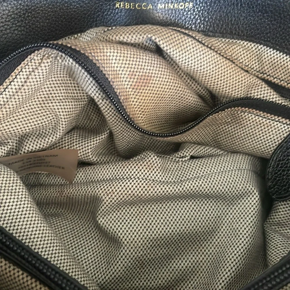 Rebecca Minckoff Edie Chevron Black Leather Quilted bag - well loved condition - Picture 7 of 8